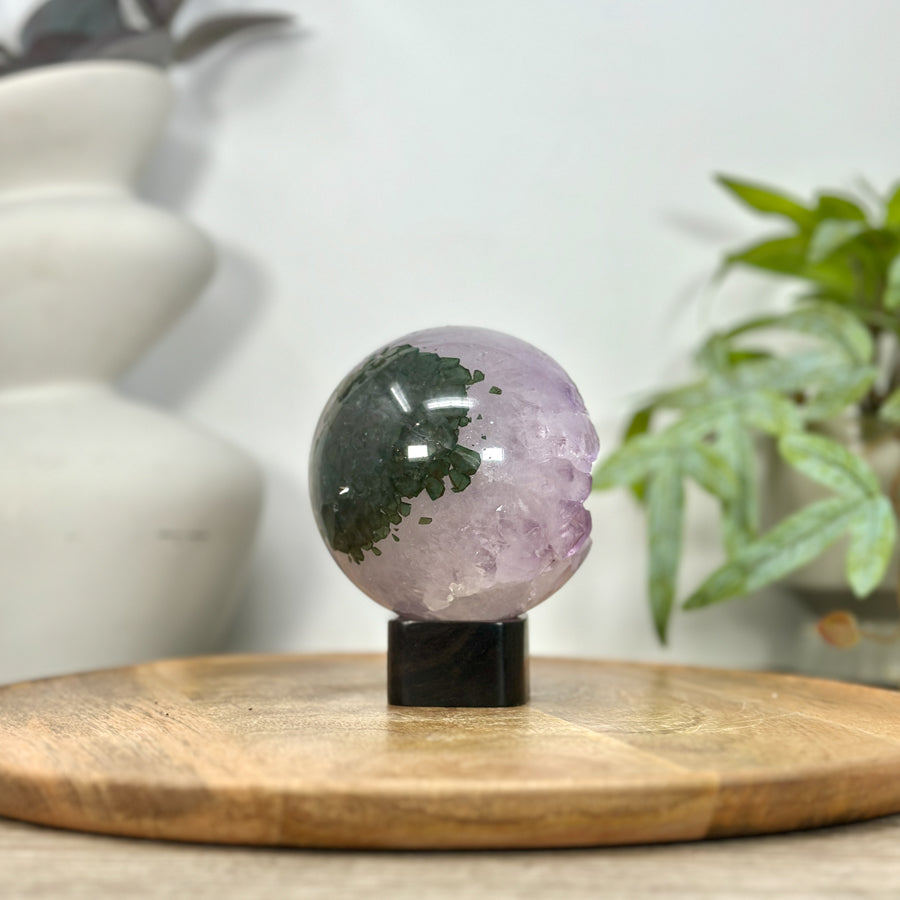 Amethyst Druzy Sphere Geode - SPH0212