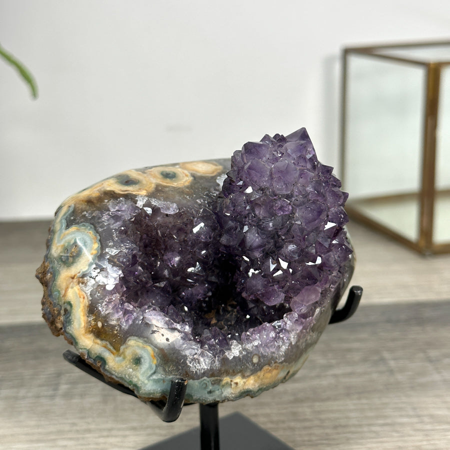 Natural Amethyst Stalactite Formation - MWS2851
