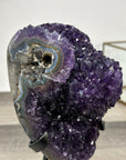Deep Purple Amethyst Stone cluster on Stand - MWS2859