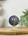 Banded Agate & Druzy Sphere Geode - SPH0220