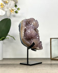 Amethyst Cluster full of Stalactite Formation on Metal Stand - MWS2882