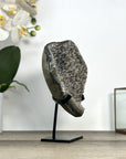 Natural Quartz Cluster full of Stalactites on Metal Stand - MWS2890