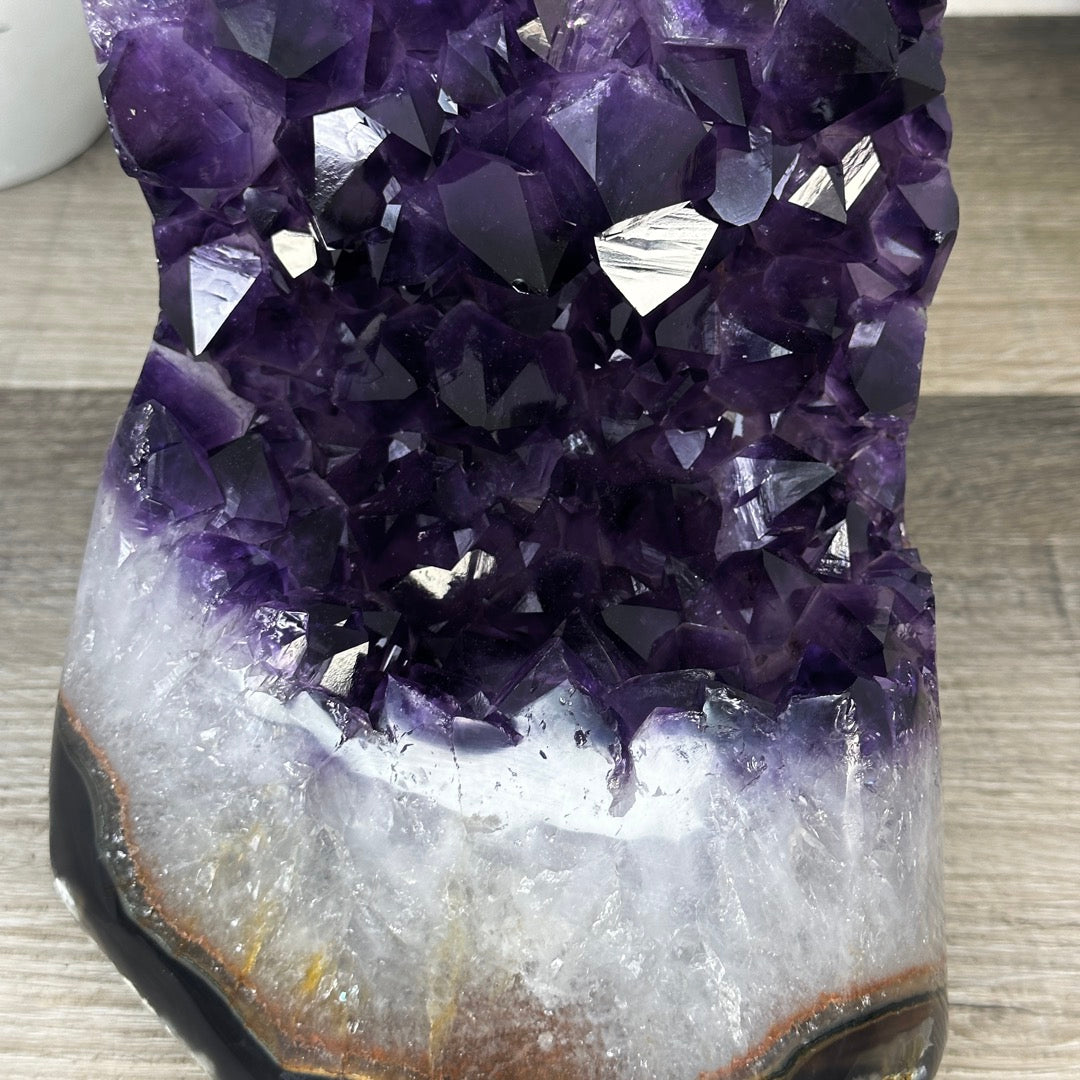 Uruguayan Amethyst &amp; Agate Polished Statement Piece - CBP1403