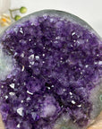 Amethyst Crystal Cluster Geode – Purple Druzy Display for Home Decor - CBP1152