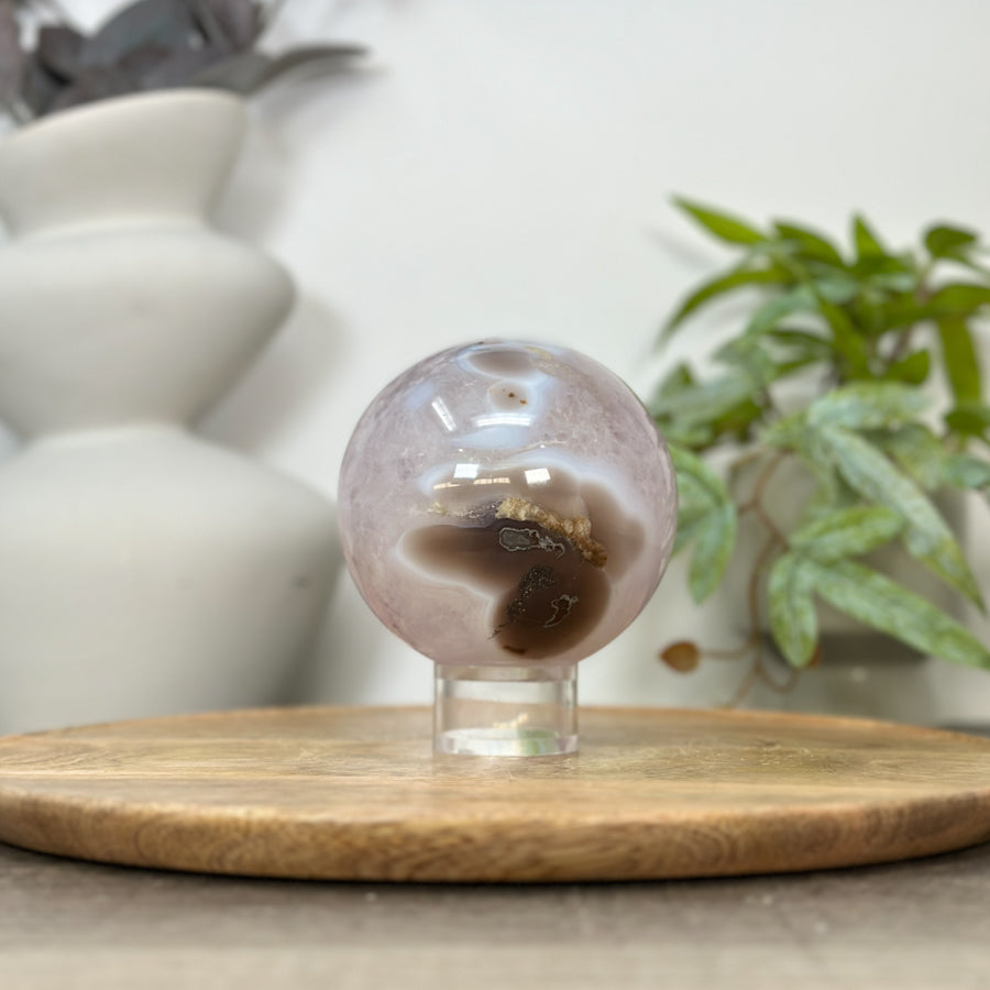 Amethyst Sphere Geode with Crystal Formation - SPH0180