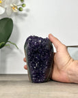 Natural Amethyst Cathedal with Green Jasper Matrix - CBP1288