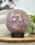 Amethyst & Quartz Druzy Sphere Geode - SPH0170