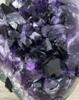 Amethyst Geode Cluster with Large Purple Crystal Points - MWS2698