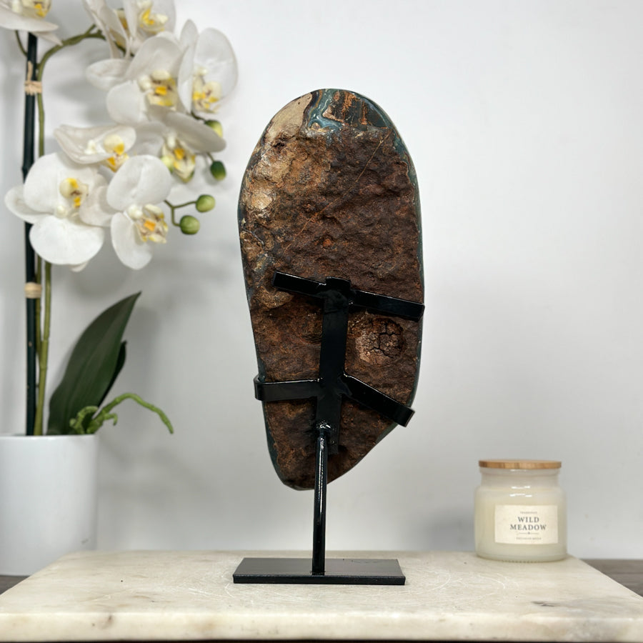 Amethyst Cluster with XL Crystals and Unique Color - MWS2041