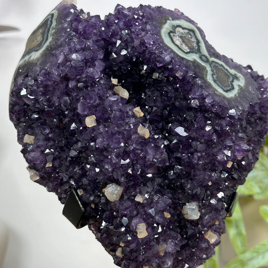 Top Grade Amethyst &amp; Green Jasper Stalactite Formation - MWS3107
