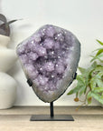 Large Natural Amethyst Formation on Stand with Stalactites - MWS3298