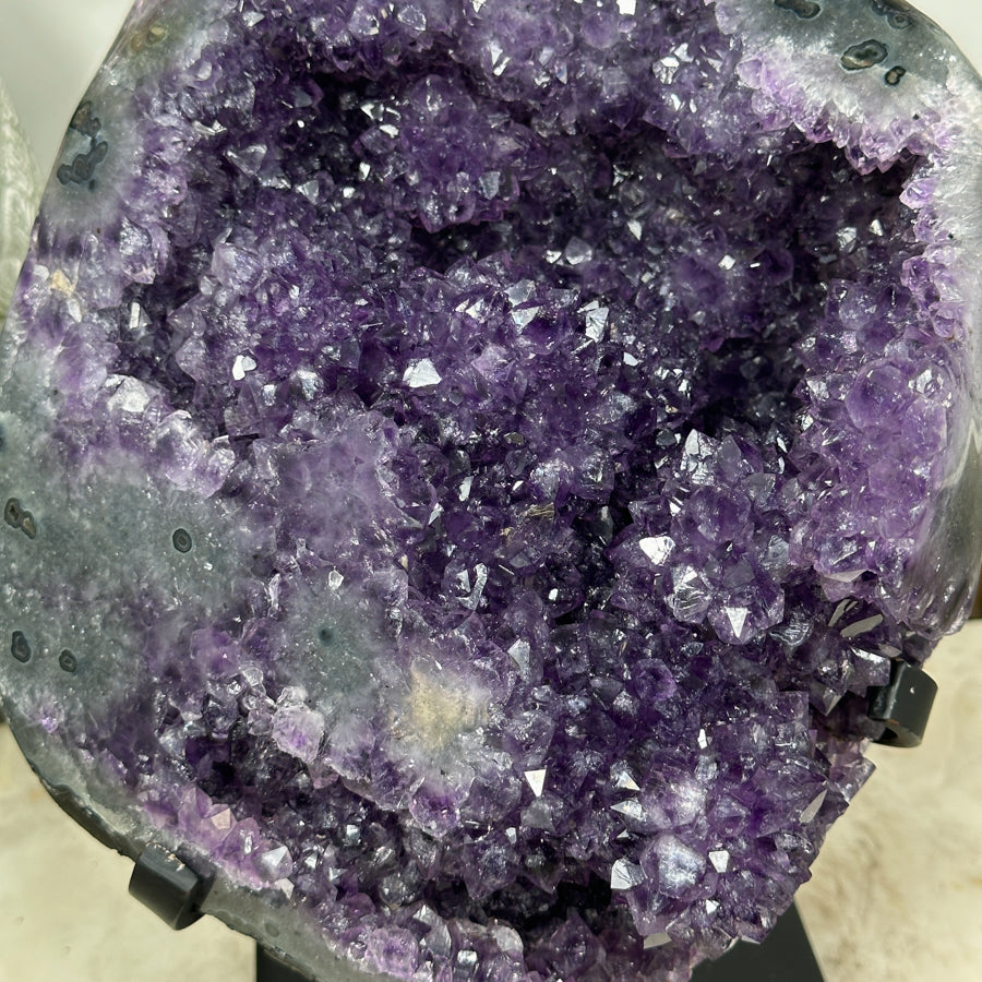 Stunning Natural Amethyst Geode with Unique Crystal Formations - AWS1259
