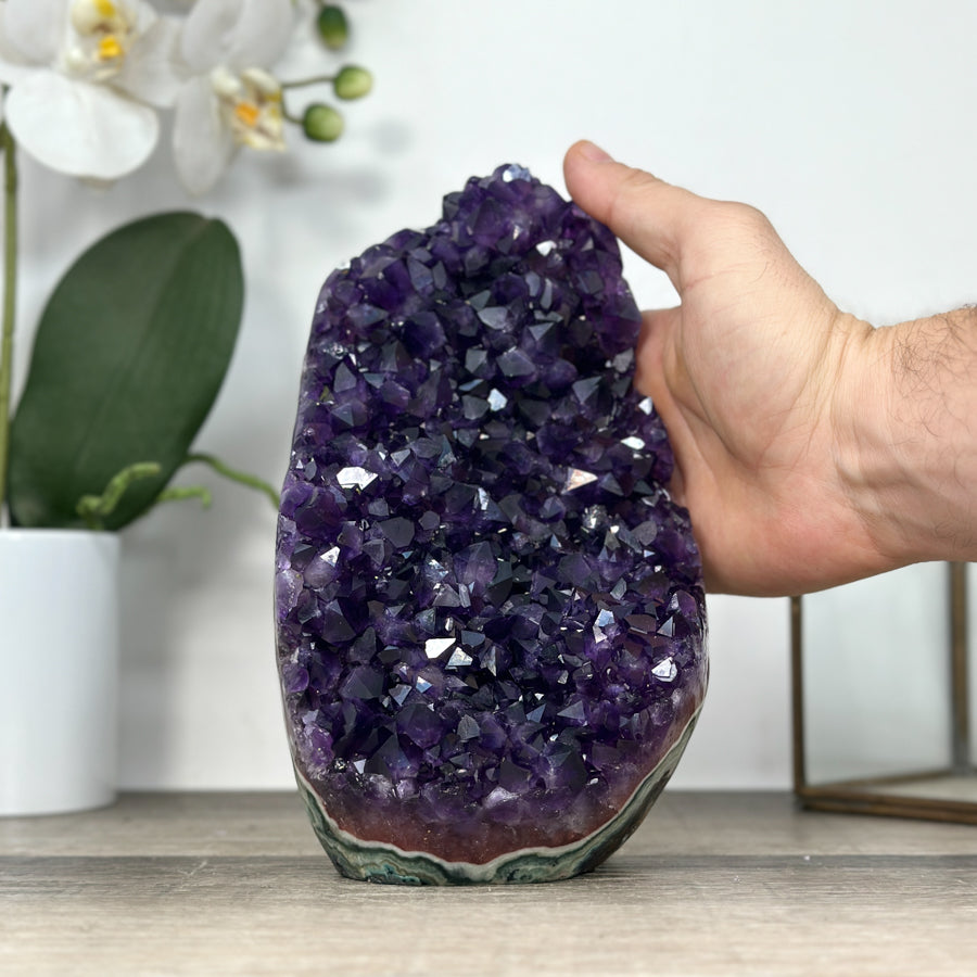 Deep Purple Natural Large Amethyst Cathedral - CBP1293
