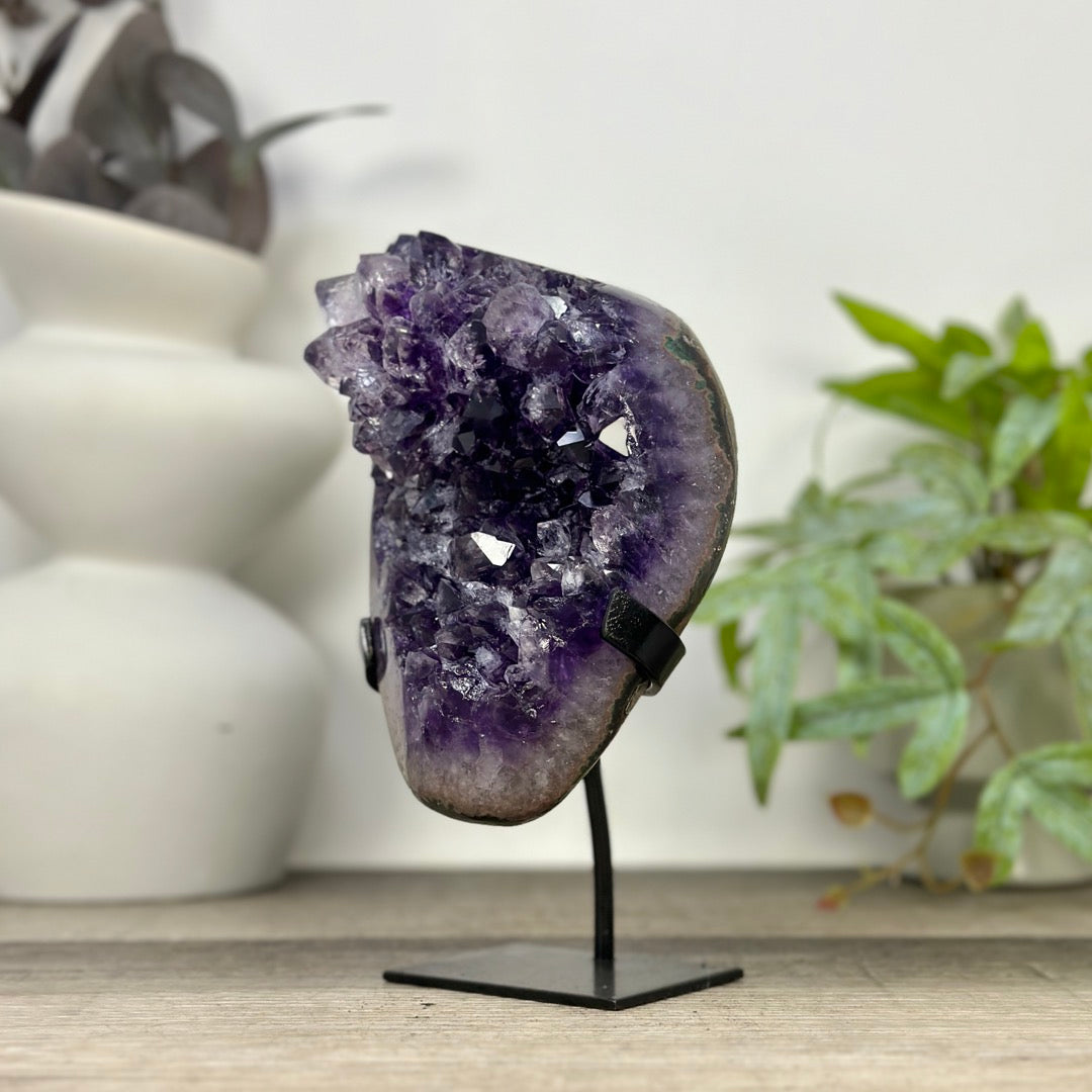 Uruguayan Amethyst Crystal Statement Piece for Home Decor - MWS3309