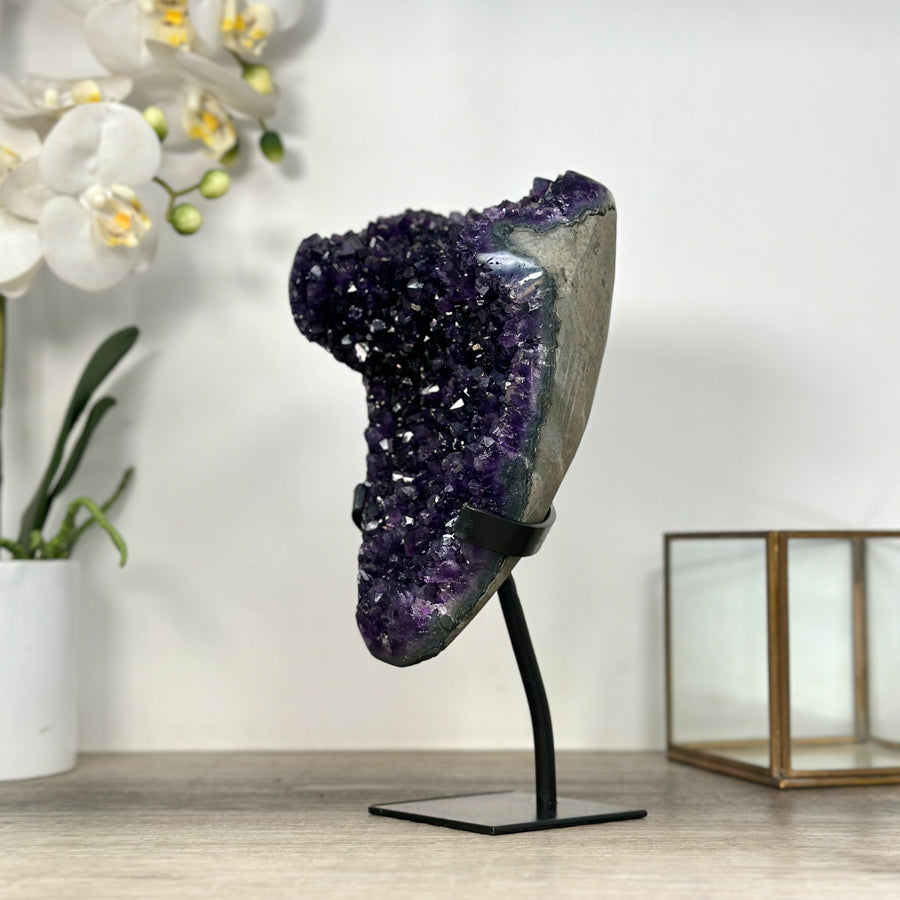 Top Quality Uruguayan Amethyst Crystal – Premium Purple Display Piece for Altar - MWS2501