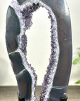 Natural Agate & Amethyst Geode Slice Portal - MWS3243
