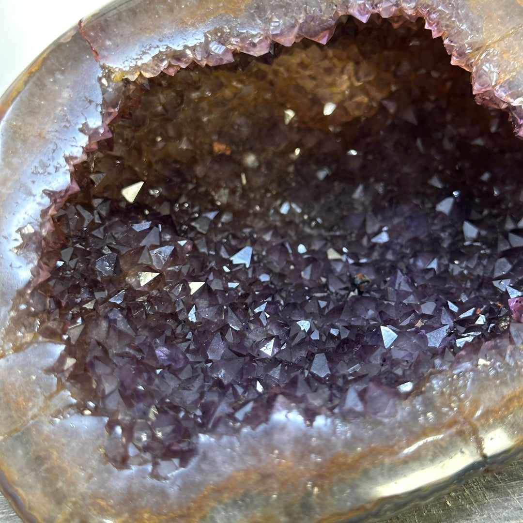 Natural Amethyst Stone Geode from Uruguay - STGE0077