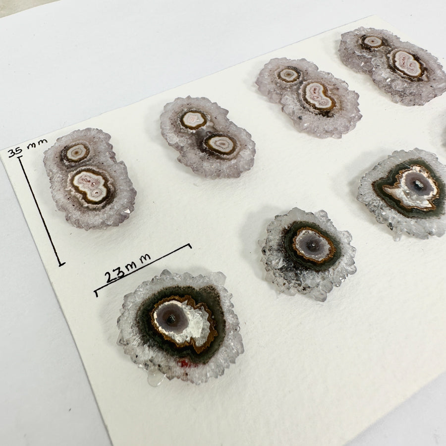 Quartz Stalactite Slices Wholesale Flat - Ideal for Pendants - STS0005