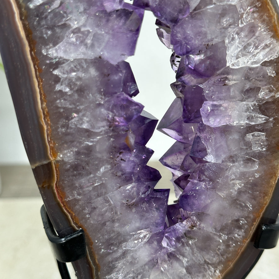 Natural Amethyst &amp; Agate Crystal Portal - MWS1948