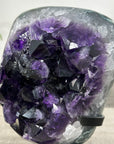 Amethyst Geode Crystal Cluster with Deep Purple Crystals for Home Decor Display - MWS2690