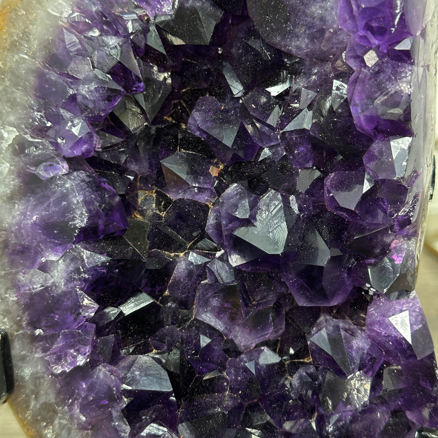Natural Deep Purple Amethyst Crystal Formation - MWS2037