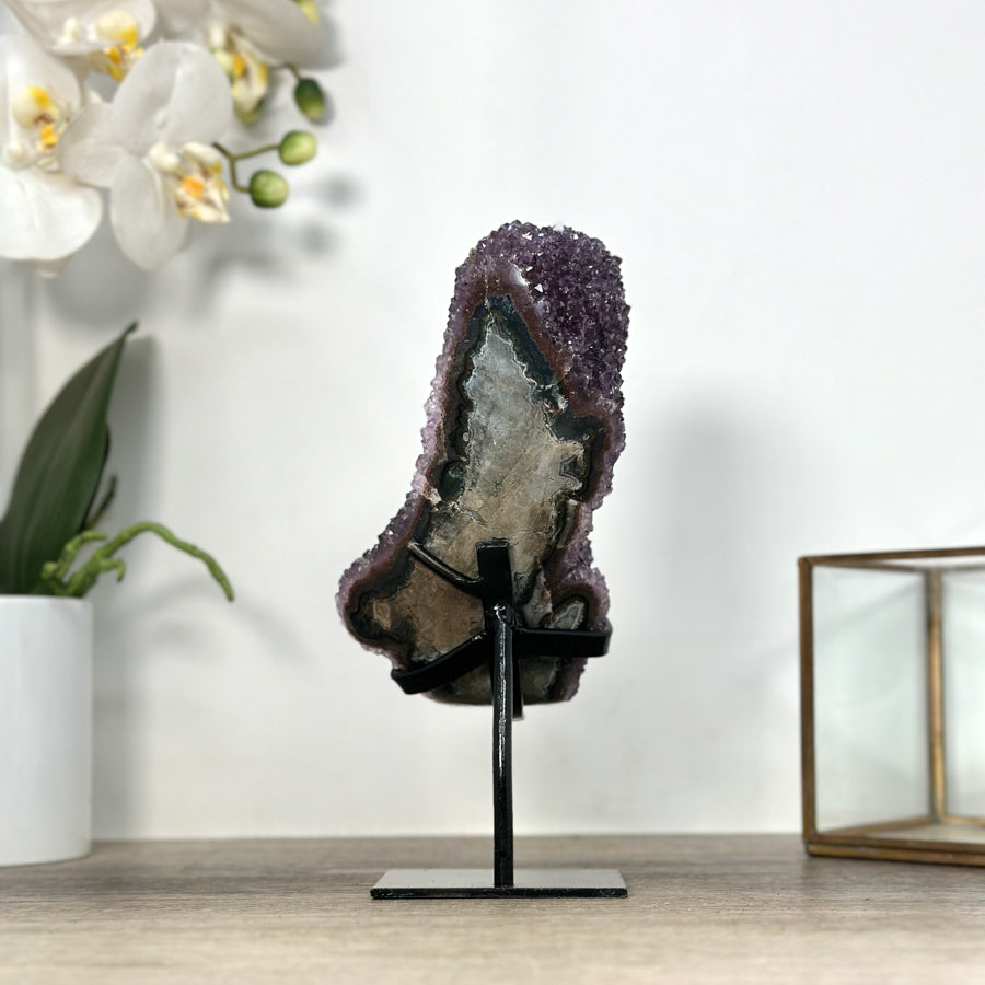 Amethyst Stalactite Formation - Custom Made Stand Included - MWS2549