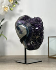 Top Grade Uruguayan Amethyst Crystal with Blue Agate Shell - MWS2480