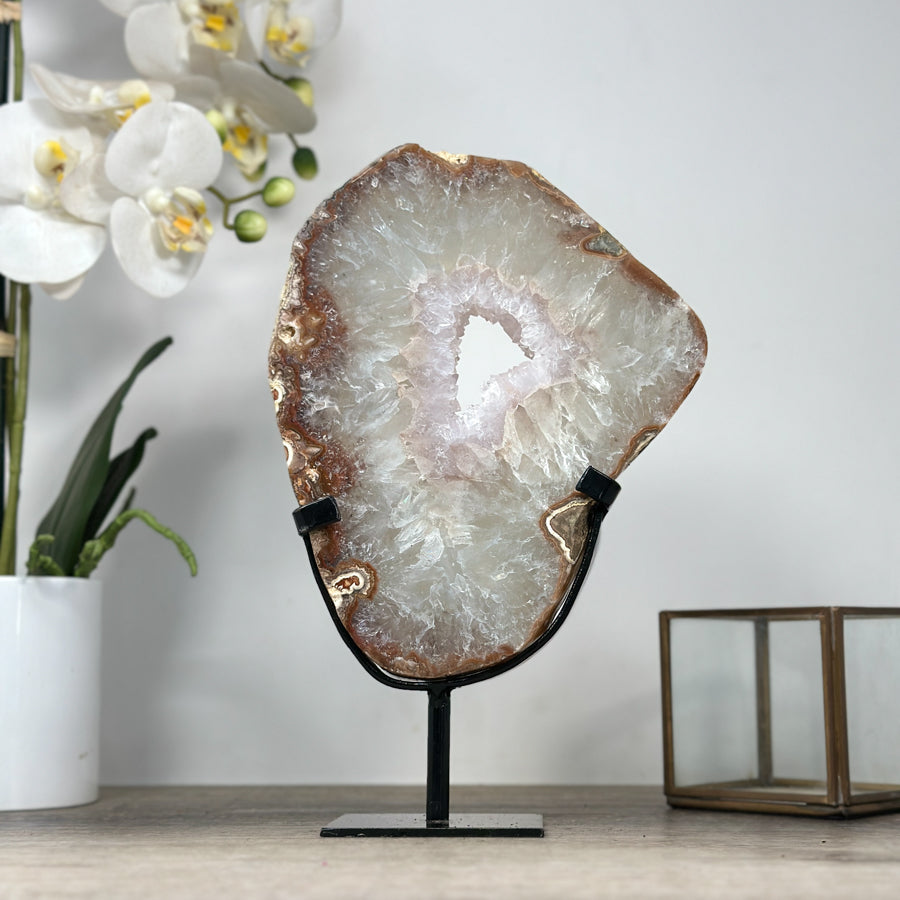 Stunning Natural Quartz Portal Slice - MWS2104