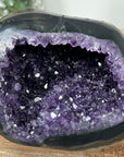 Natural Amethyst & Agate Stone Geode with polished Shell - STGE0001