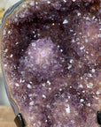 Unique Natural Amethyst & Agate Geode with Beautiful Stalactite Formations - MWS1910