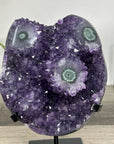 Uruguayan Amethyst Cluster with Stalactite Crystal Formations - MWS2687