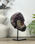 Unique Natural Amethyst & Calcite Crystal Specimen - MWS3215