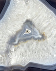 XL Blue Banded Agate Slice - SLC0025