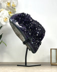Premium Quality Natural Amethyst Specimen on Metal Display - MWS2344