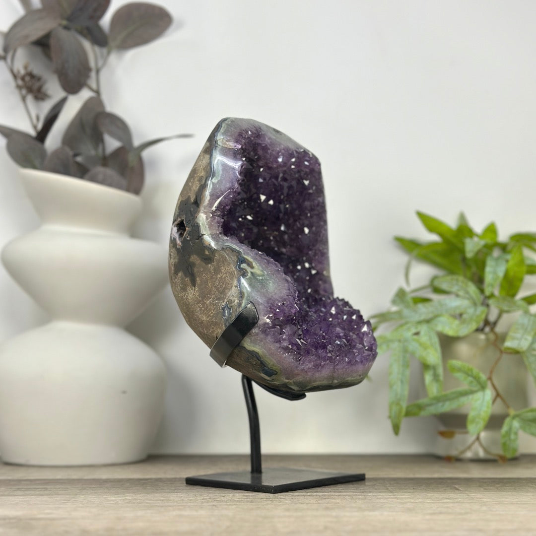 Uruguayan Amethyst Cluster for Home Decor - MWS3317