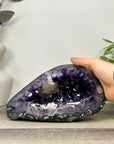 Top Quality Amethyst Geode with Calcite inclusion - STGE0070