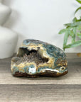 Natural Quartz & Jasper Geode with Micro Stalactites Formations - STGE0039