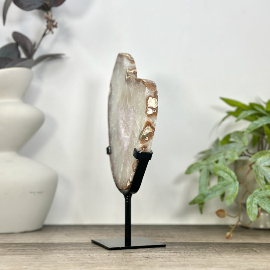 Natural Quartz Slice For Home Decor - MWS3246