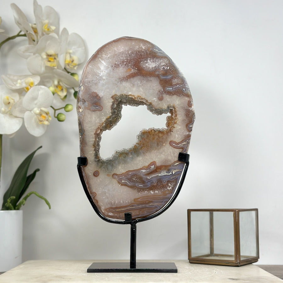 Beautiful Yellow &amp; Green Tone Crystal Portal - MWS1963