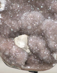 Natural Quartz Crystal Cluster with Calcite Formation - MWS0400