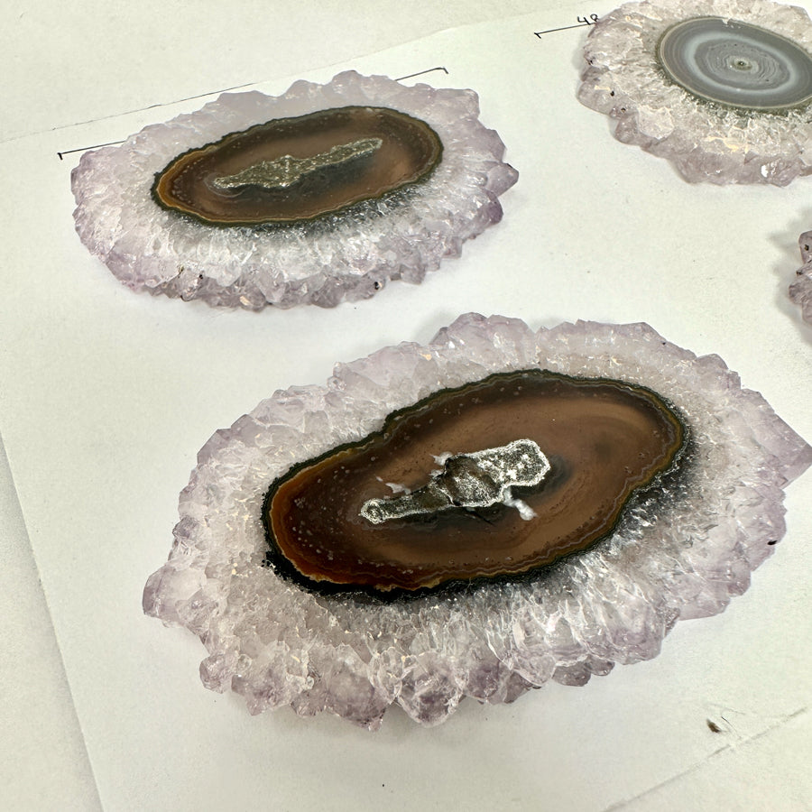 Genuine Stalactite Slices Flat - Perfect for Crafting Unique Jewelry - STS0075