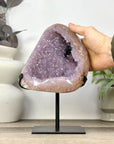 Uruguayan Amethyst Geode with Stunning Agate Shell - MWS3388