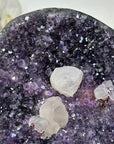 Stunning Natural Amethyst Geode with Calcite Crystal inclusions - MWS1865