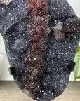 Unique Natural Amethyst, Calcite & Hematite Crystal Specimen - MWS3188