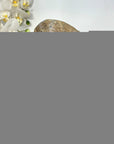 Deep Purple Amethyst Geode With Metal Stand – Elegant Crystal Display - MWS2700