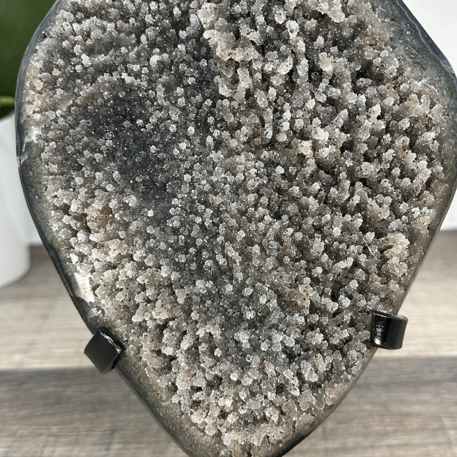 Natural Quartz Cluster full of Stalactites on Metal Stand - MWS2890