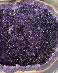 Huge Natural Amethyst Geode with Agate Shell - MWS3403