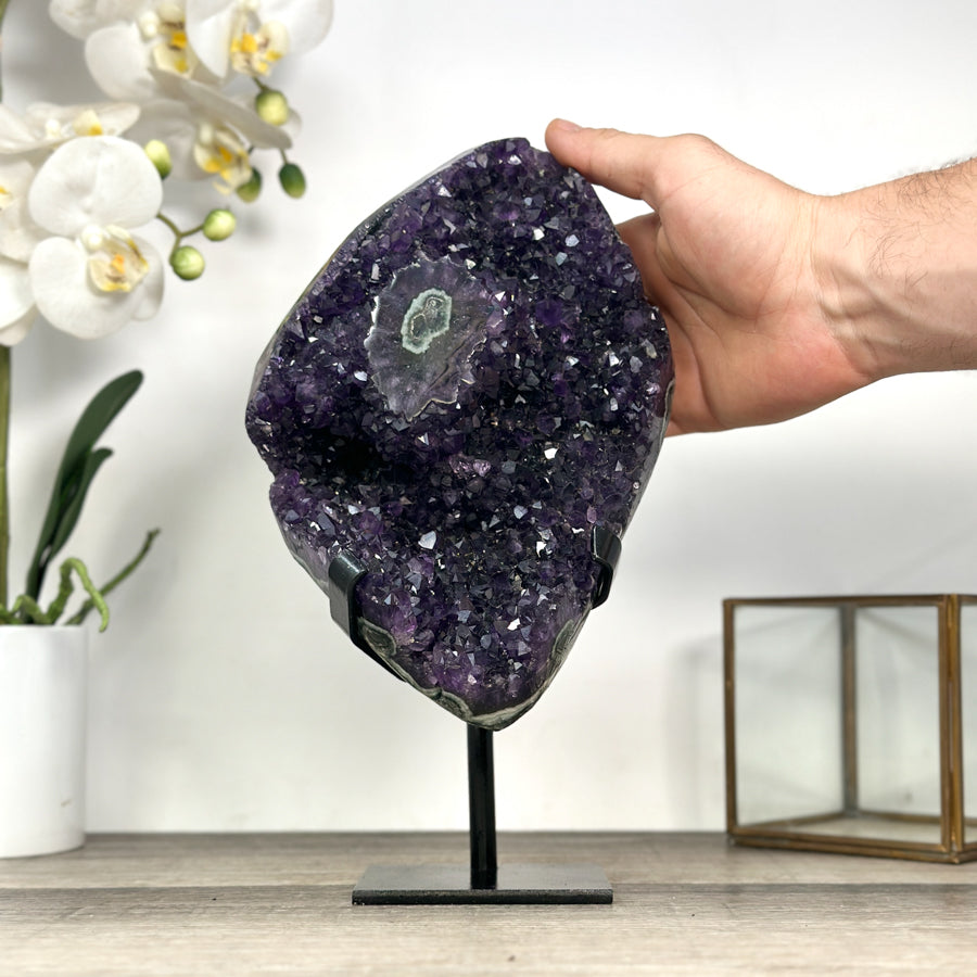 Top Quality Natural Amethyst Specimen with Beautiful Stalactite Formation - MWS2798