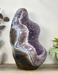 XXL 50 lb Agate & Amethyst Geode Statement Piece from Uruguay - CBP1441