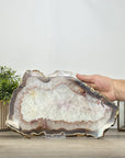 Uruguayan Quartz Stone Polished Slice - SLC0014